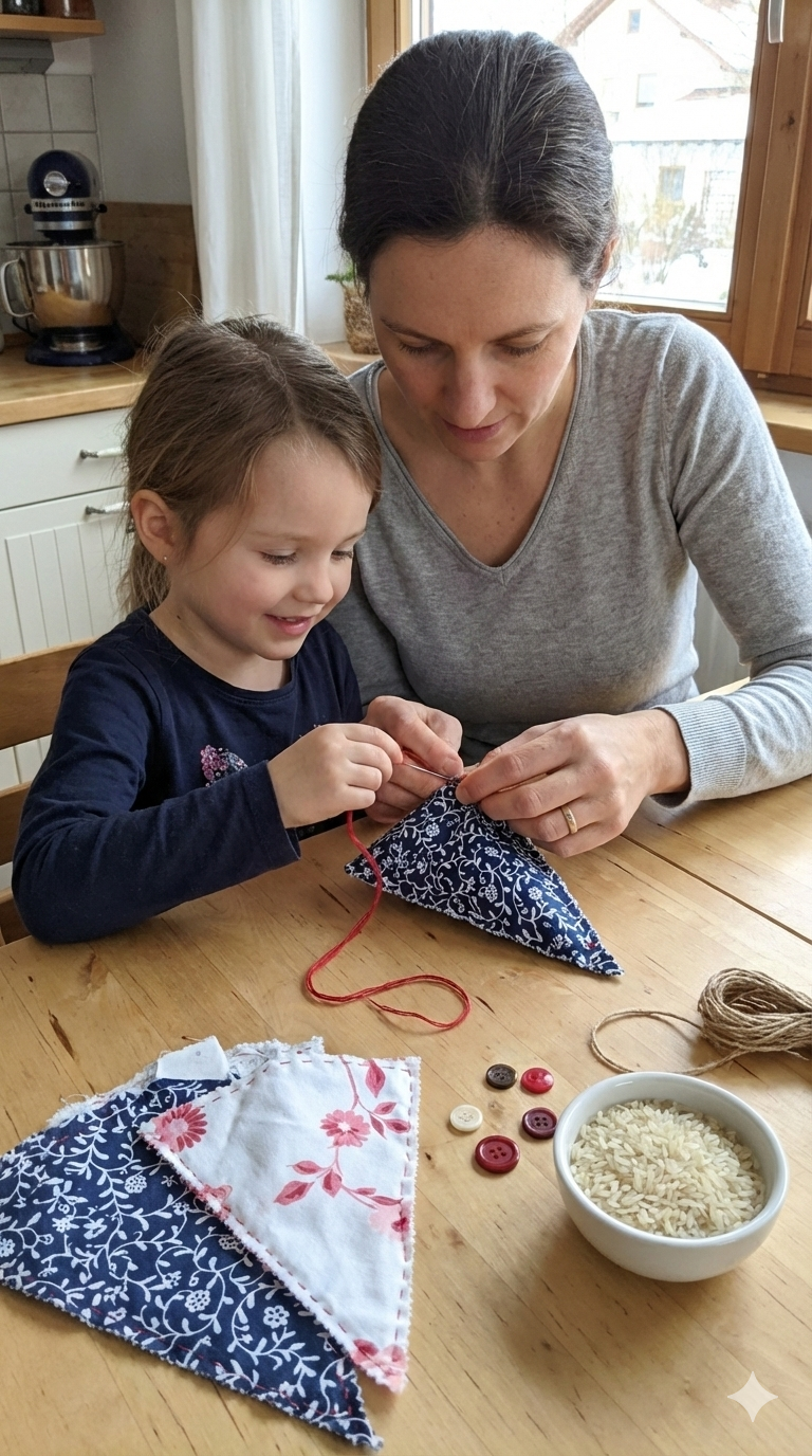 Beginner Hand-Sewing Kit: Rustic Holiday Trees