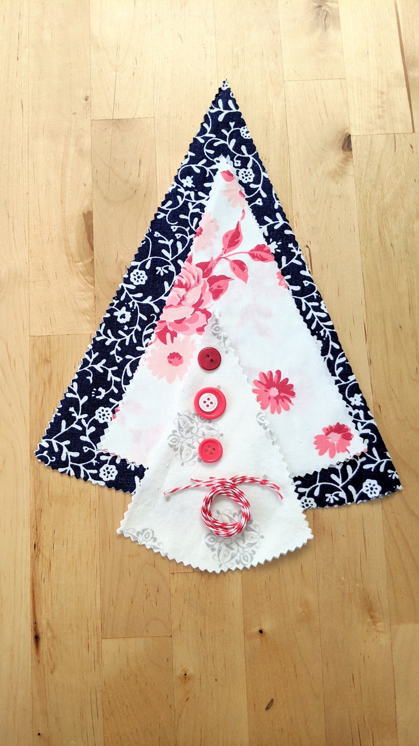 Beginner Hand-Sewing Kit: Rustic Holiday Trees