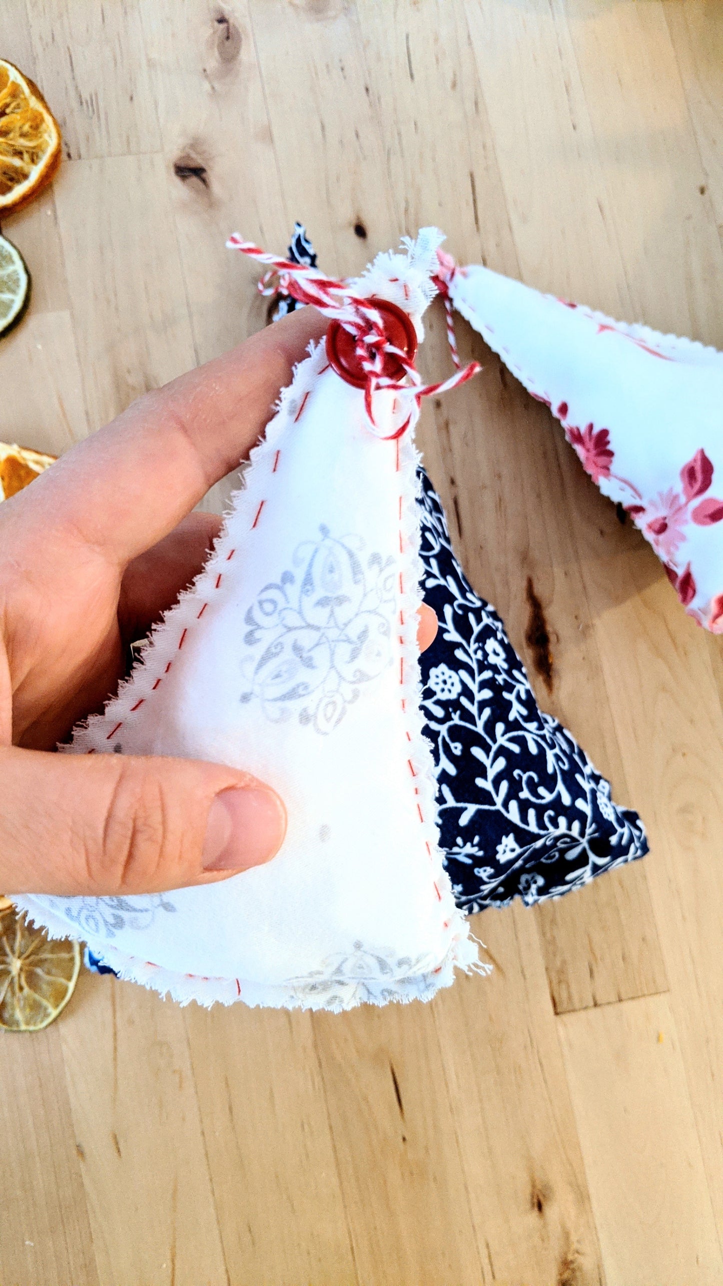 Beginner Hand-Sewing Kit: Rustic Holiday Trees