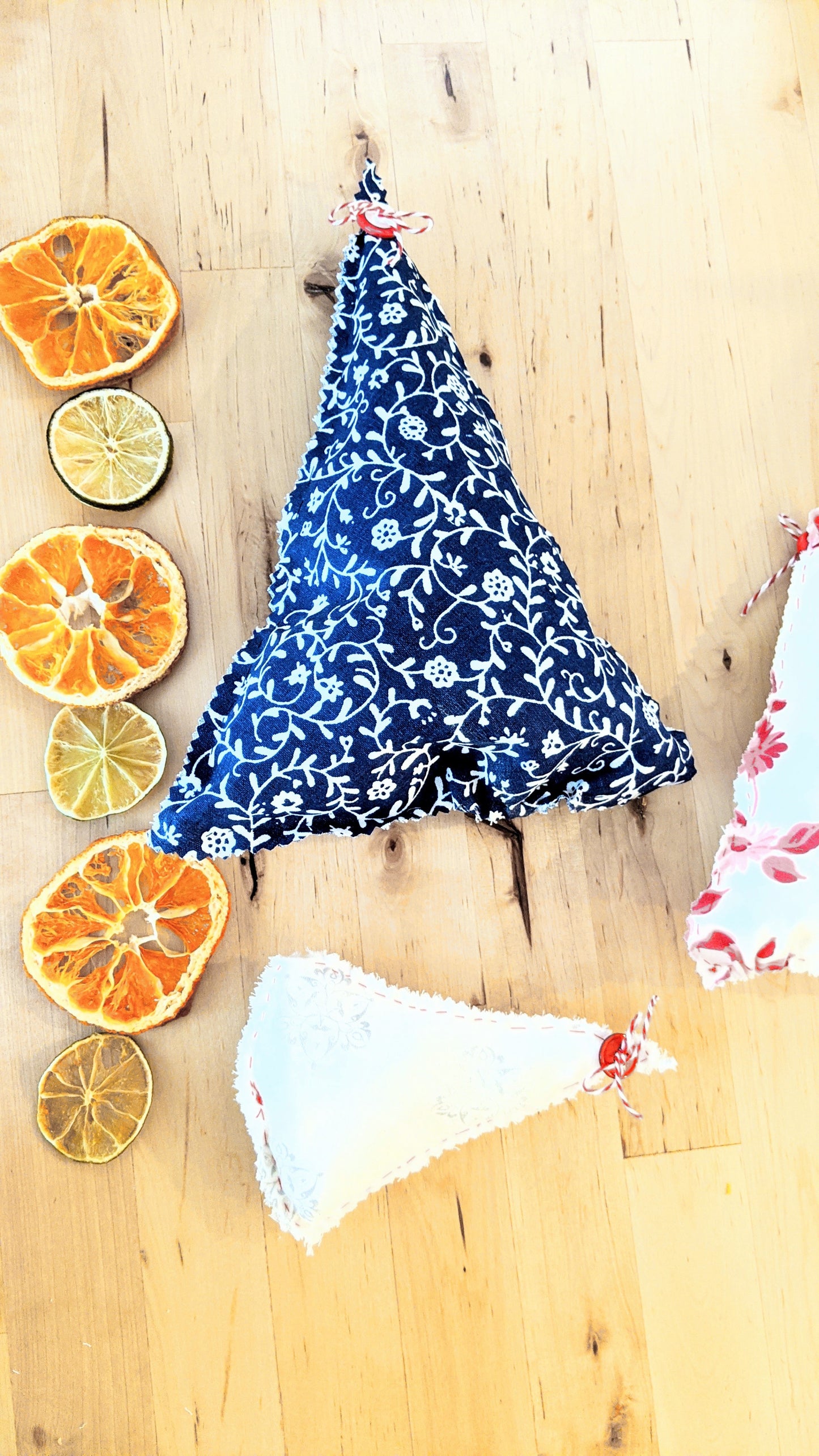 Beginner Hand-Sewing Kit: Rustic Holiday Trees