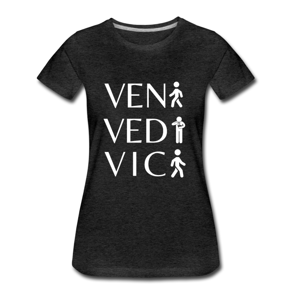 Veni Vedi Vici Unisex T-shirt - charcoal gray