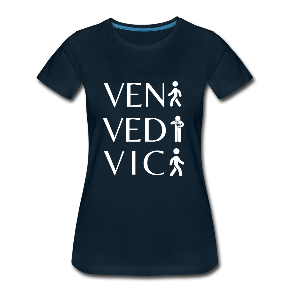 Veni Vedi Vici Unisex T-shirt - deep navy