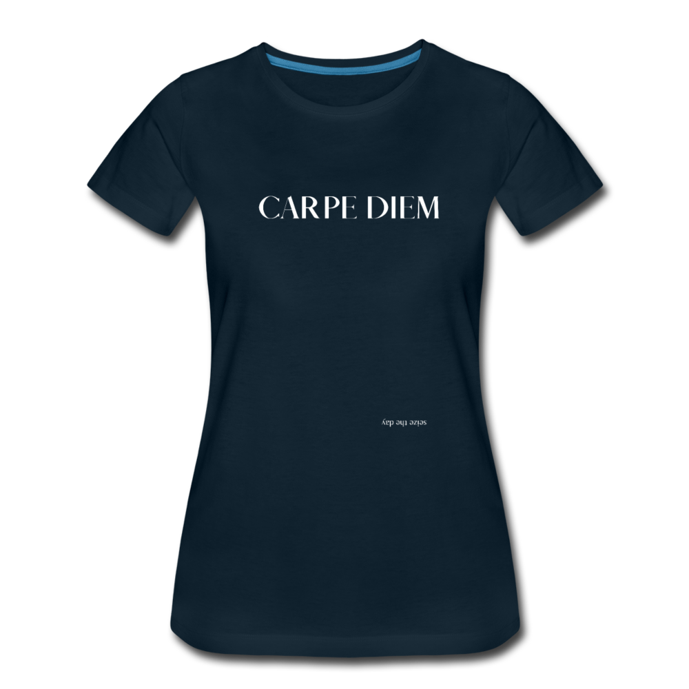 Carpe Diem Seize The Day - deep navy