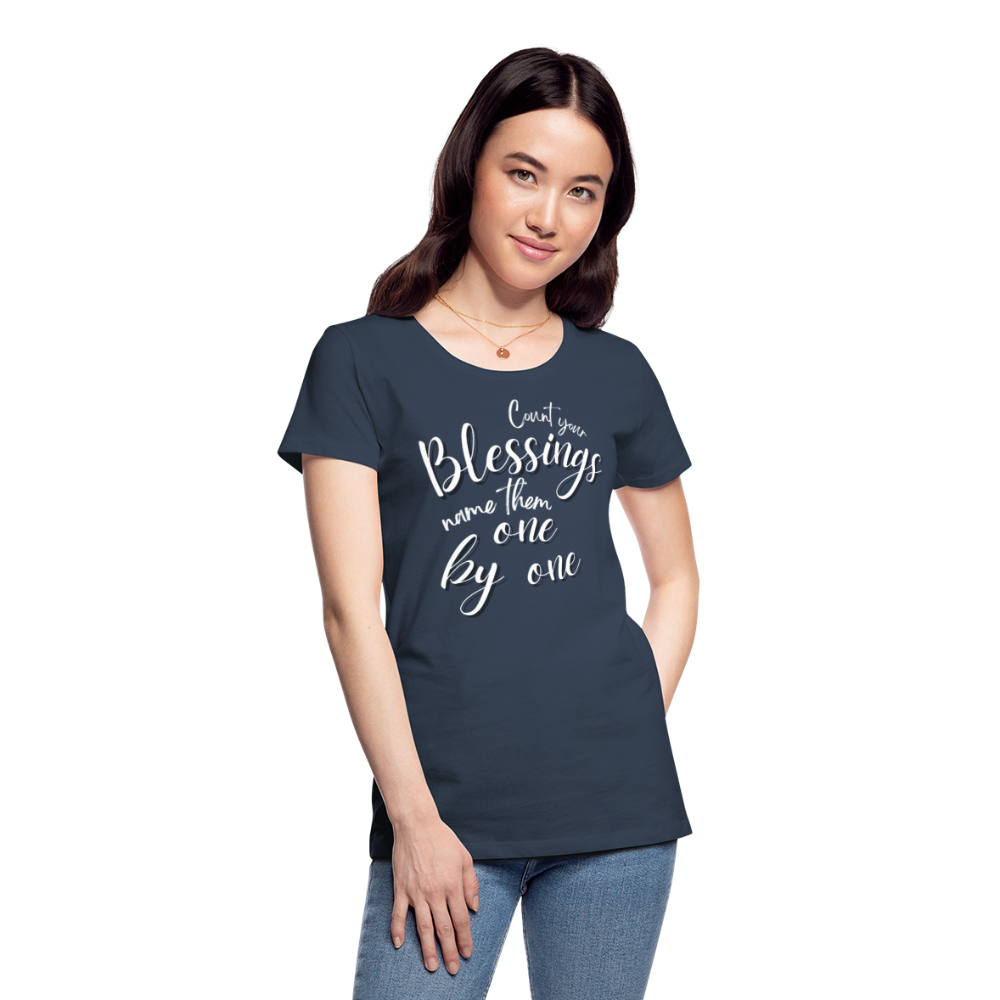 Women’s Premium Organic T-Shirt - navy