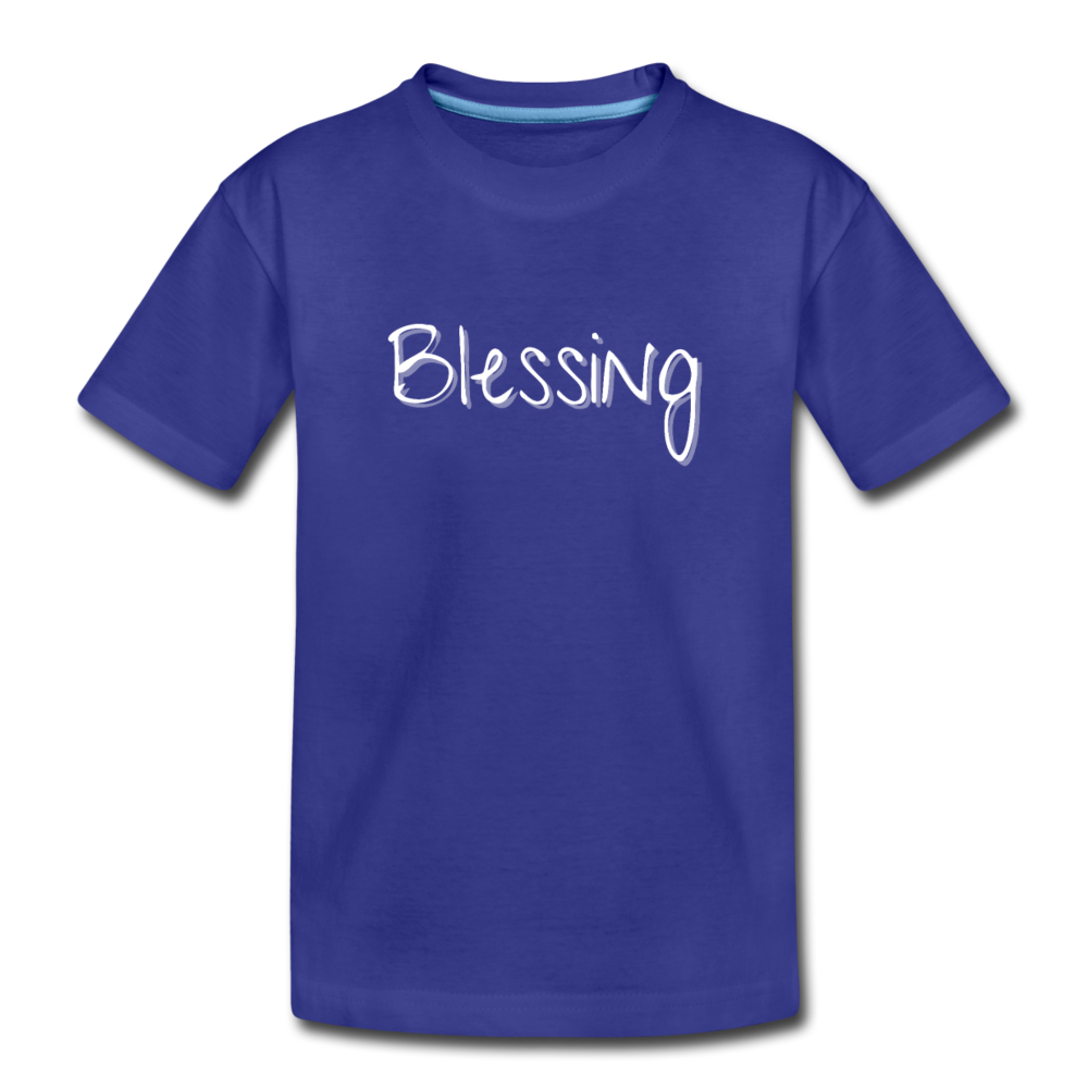 Blessing Youth T-shirt - royal blue