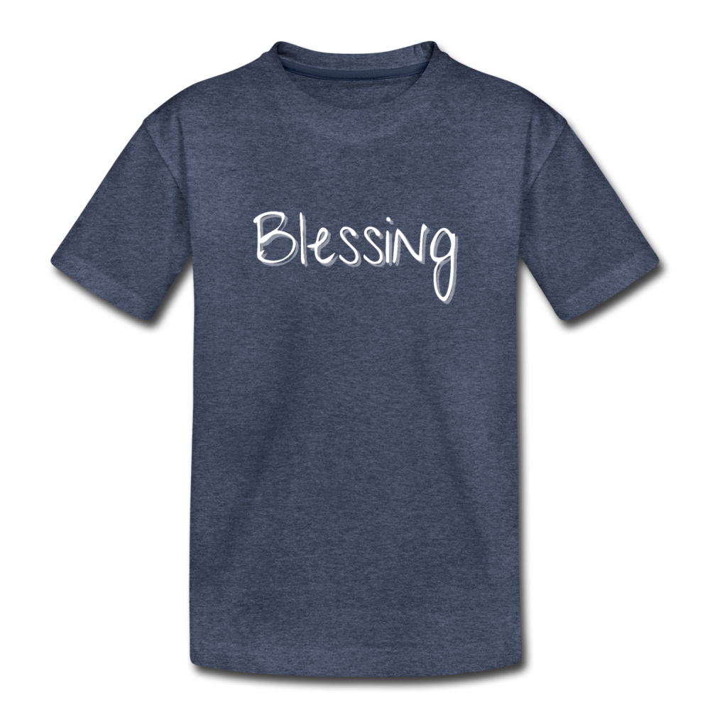 Blessing Youth T-shirt - heather blue