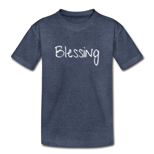 Blessing Youth T-shirt - heather blue