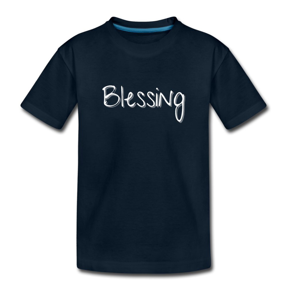 Blessing Youth T-shirt - deep navy