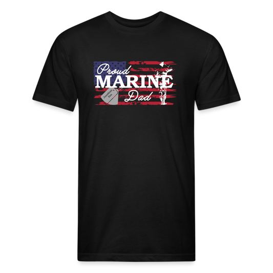 Proud Marine Dad - black