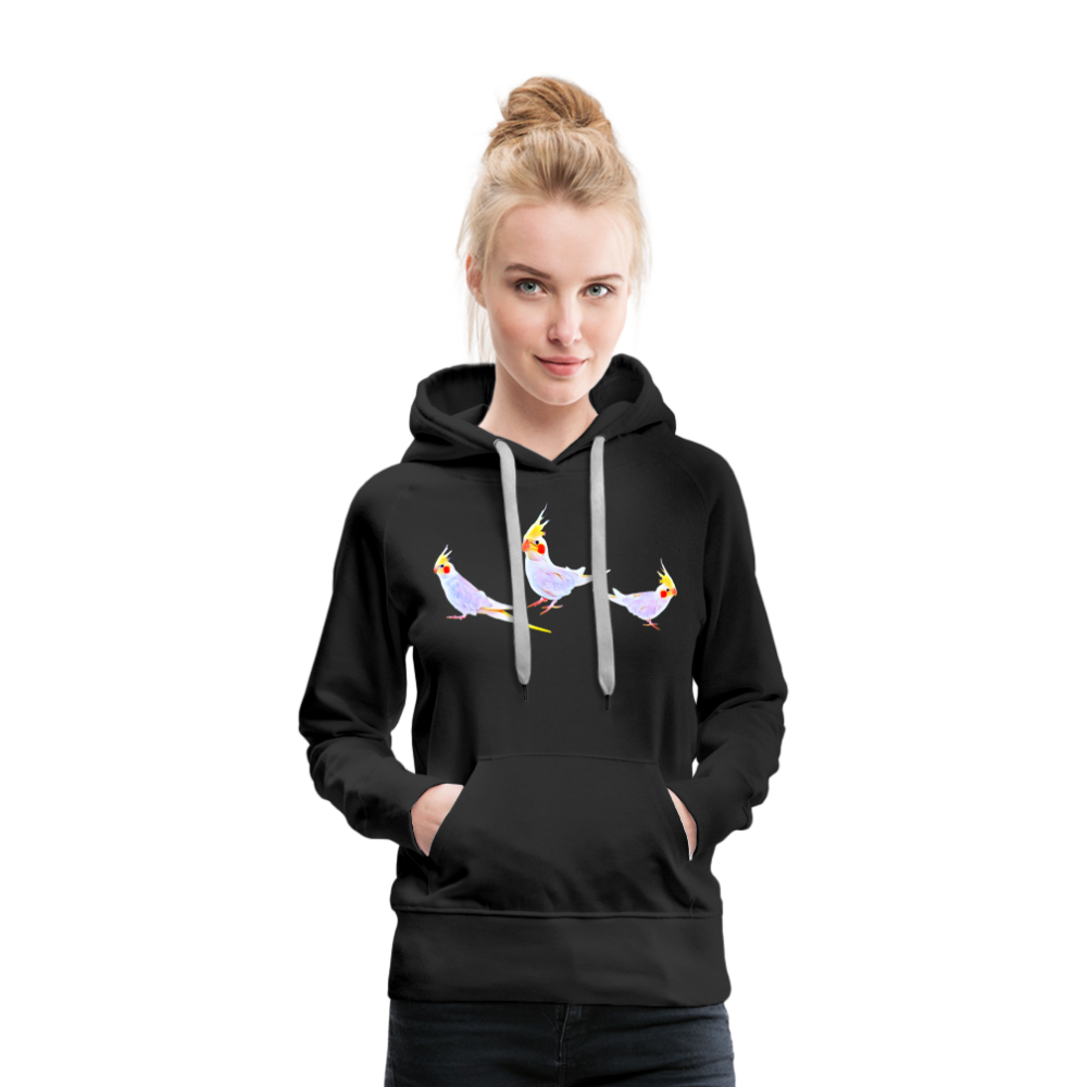 Women’s Premium Hoodie Cockodoodle - black