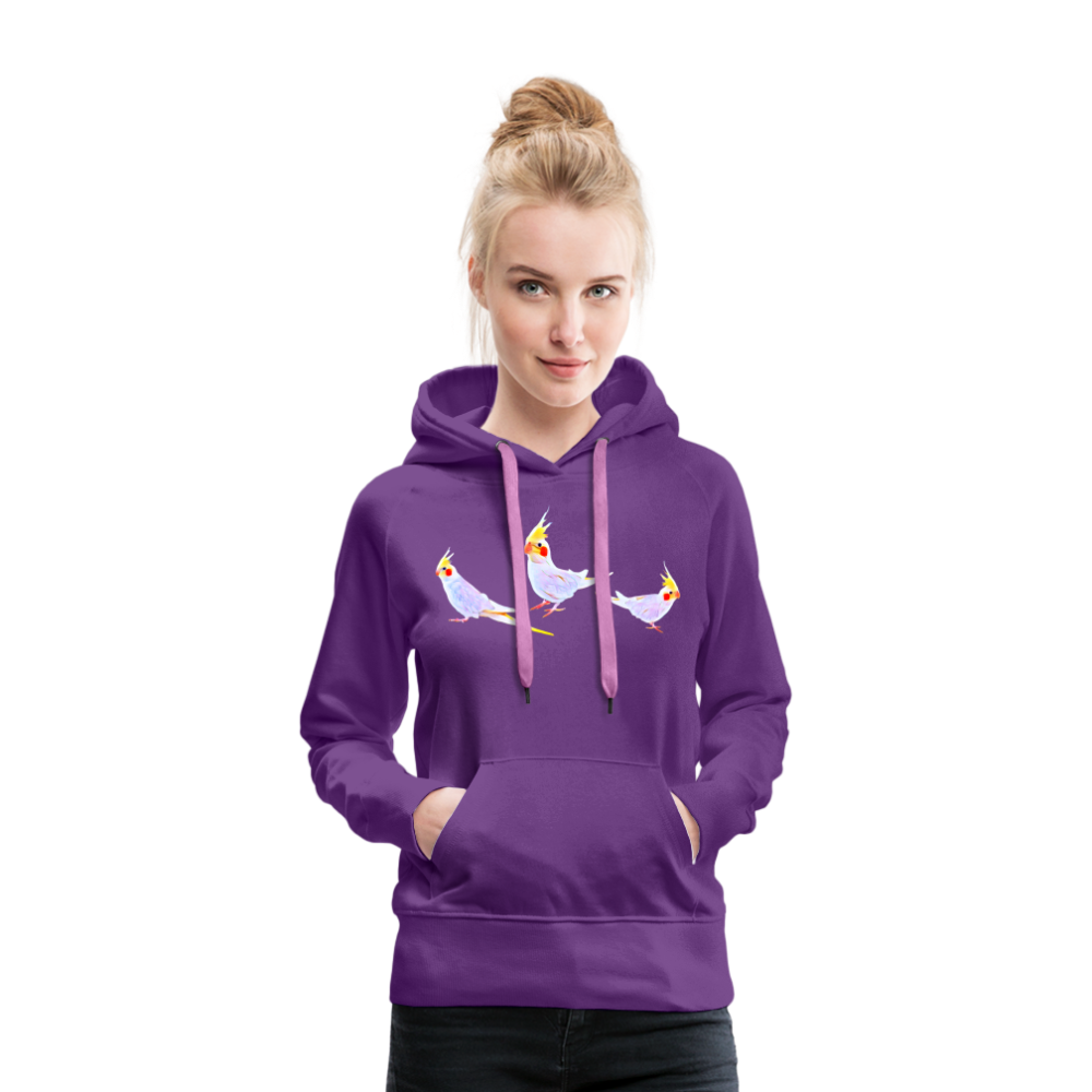 Women’s Premium Hoodie Cockodoodle - purple