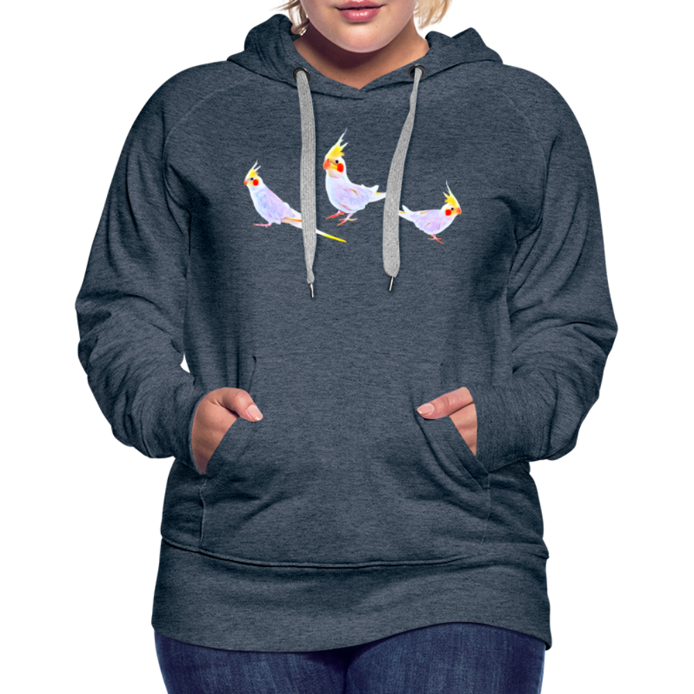 Women’s Premium Hoodie Cockodoodle - heather denim