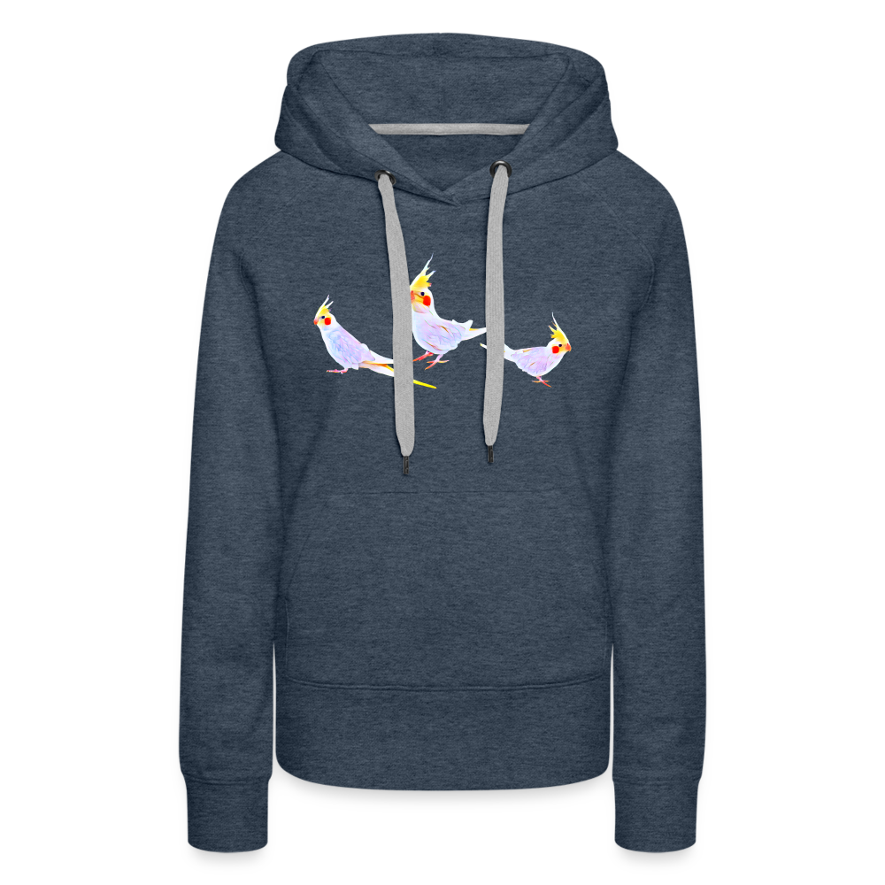 Women’s Premium Hoodie Cockodoodle - heather denim