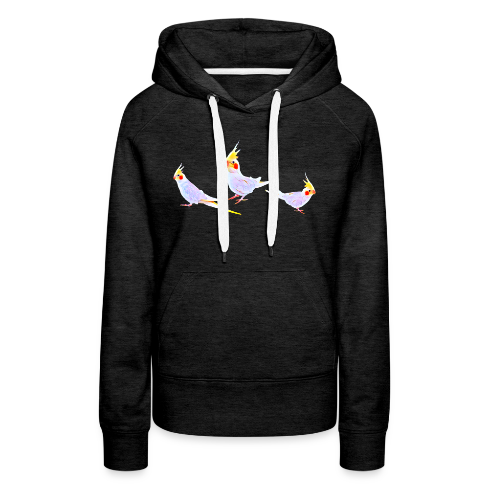 Women’s Premium Hoodie Cockodoodle - charcoal grey