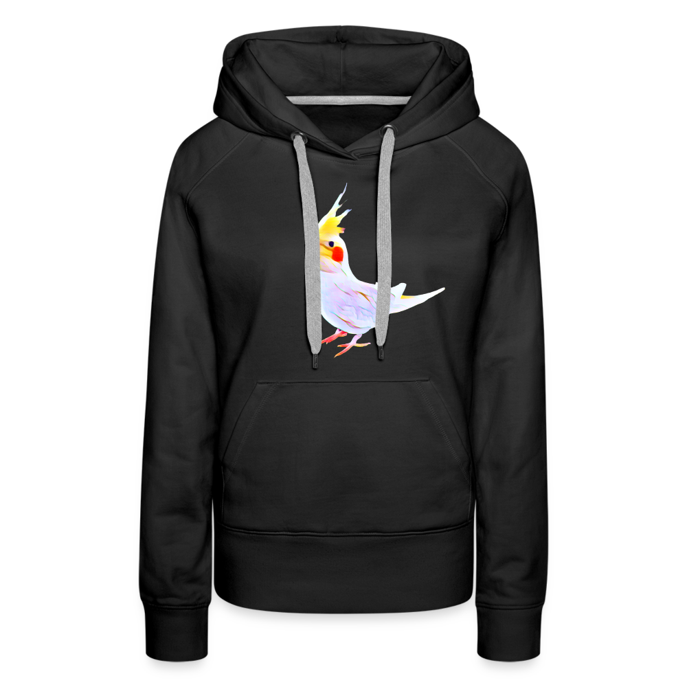 Women’s Premium Hoodie One Cockatiel - black