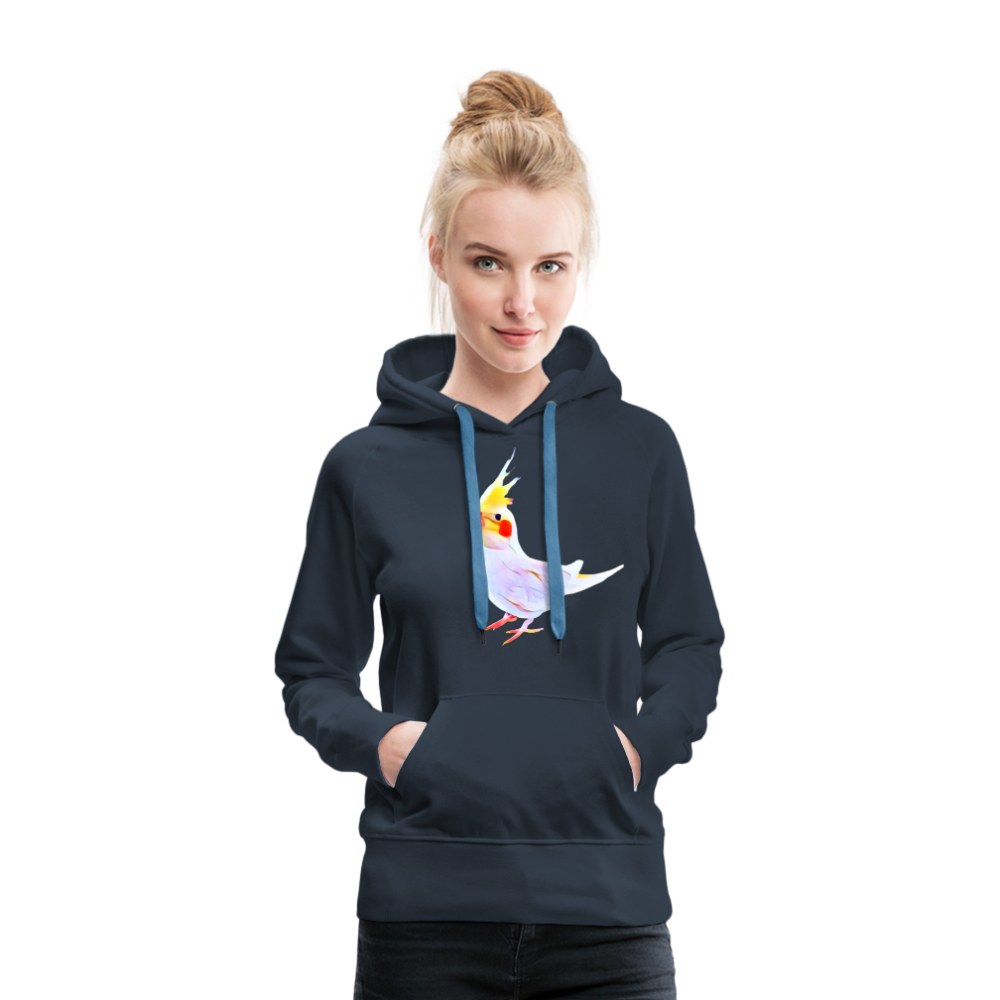 Women’s Premium Hoodie One Cockatiel - navy