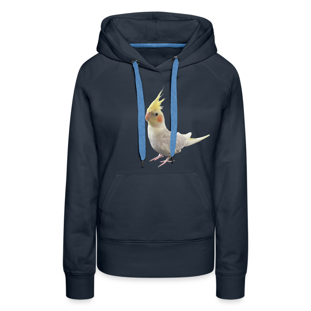 Women’s Premium Hoodie One picture Cockatiel - navy