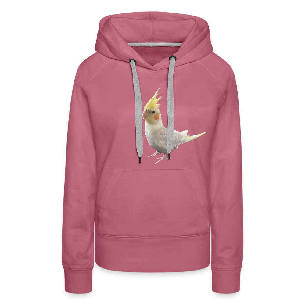 Women’s Premium Hoodie One picture Cockatiel - mauve